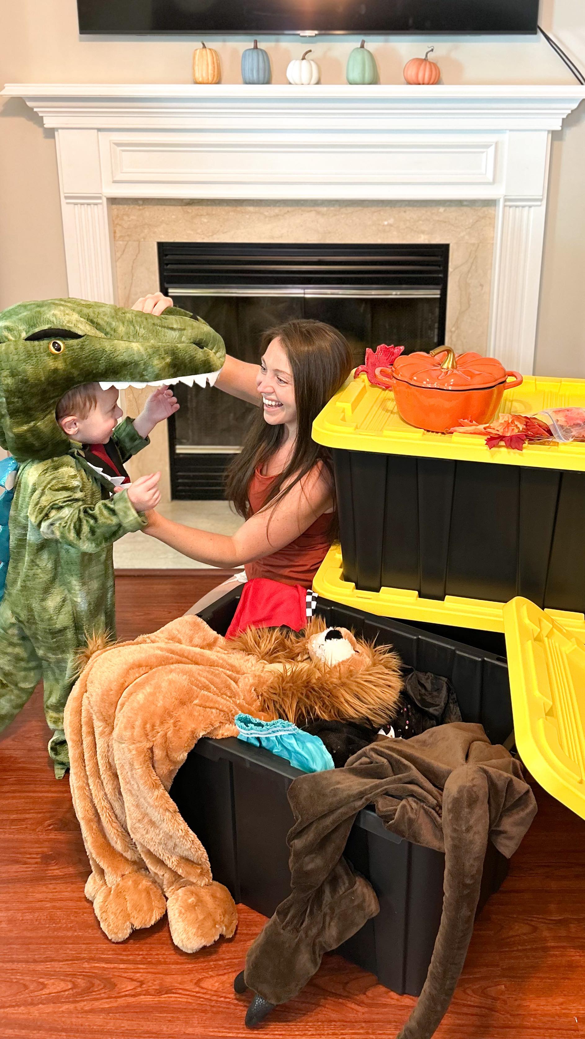 Instagram post by @kristina_vega_ for Sterilite. Caption reads: #sponsored As the seasons change, we often find....