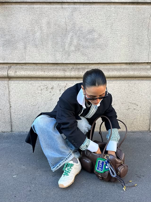 Instagram post by @sarahbrezel for ALOHAS. Caption reads: officially an @alohas girly 💌.