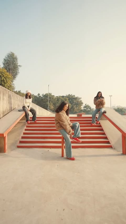 Instagram post by @srijanchanta for FILA. Caption reads: [...] Two moods. One street icon.
Meet @filaindia....