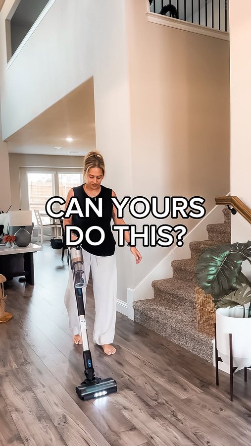 Instagram post by an influencer for Levoit. Caption reads: [...] must have! • • • • #Ad #levoit #vacuum....