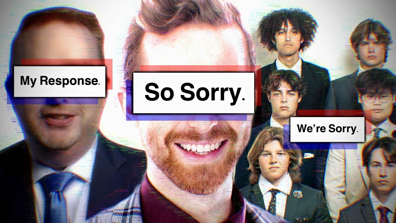 YouTube post by @CouncilofGeeks for TeePublic. Caption reads: Apologies can't fix a broken product.