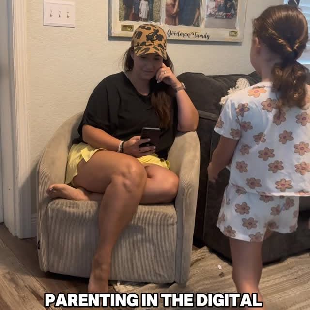 Instagram post by @therealjessicagoodman for Bark. Caption reads: She’s only 7 and already asking for a phone… and....