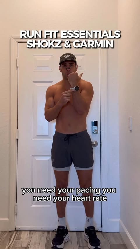 Instagram post by @joeymiuccio for Shokz. Caption reads: [...] off my Garmin and locked in with my Shokz.....