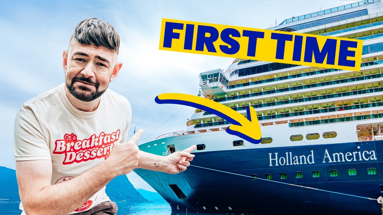 YouTube post by @Cruisewith for Squarespace. Caption reads: We Tried This Huge Cruise Line for the FIRST Time!.