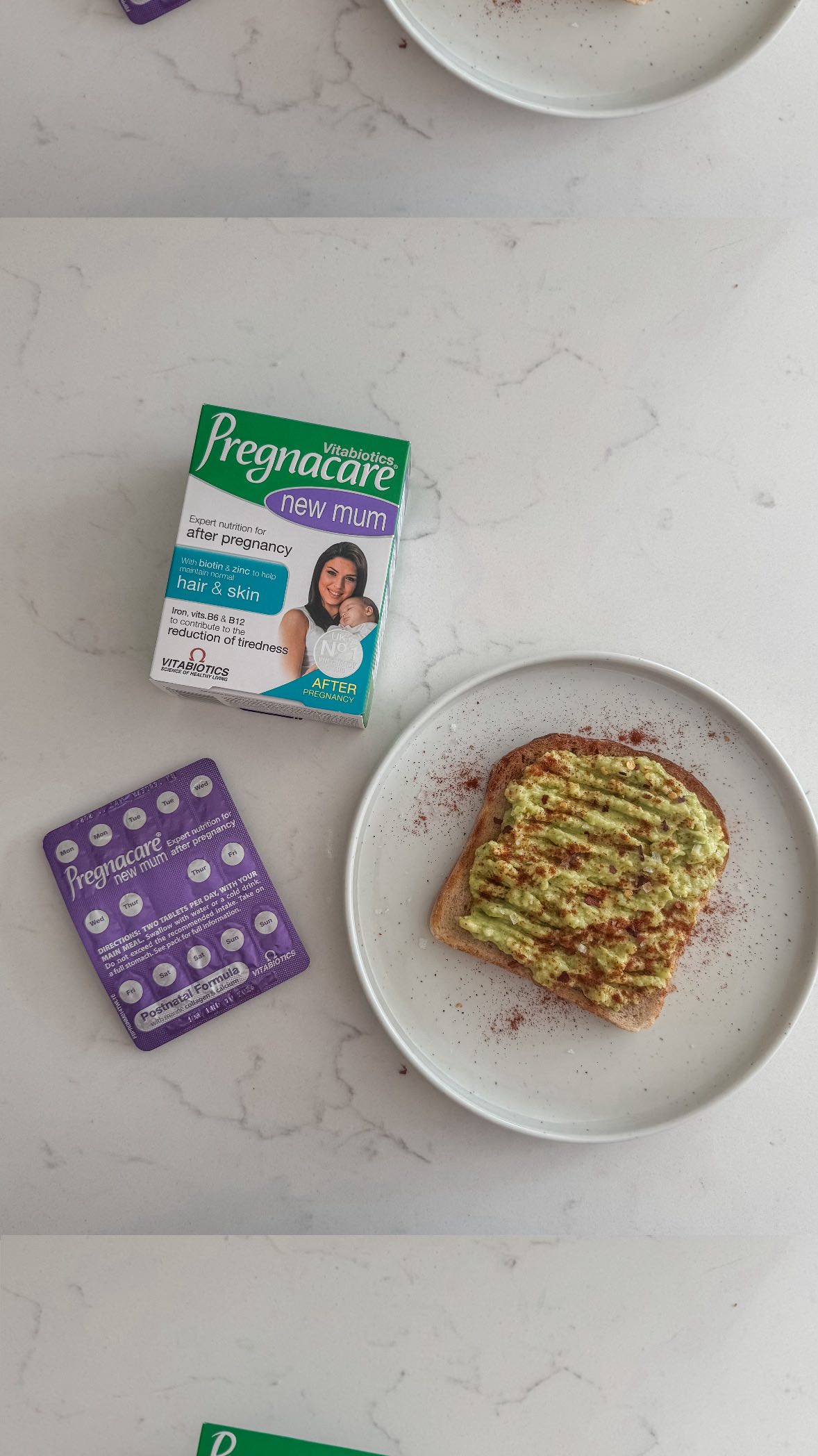 Instagram post by @torixgaynor for Vitabiotics. Caption reads: AD As a mum of two, life can get very busy very....