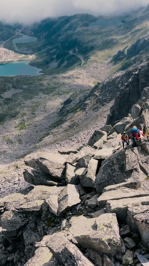 Instagram post by @martin_giova for Visit Trentino. Caption reads: 🧗‍♂️ Know Your Limits – Pushing....