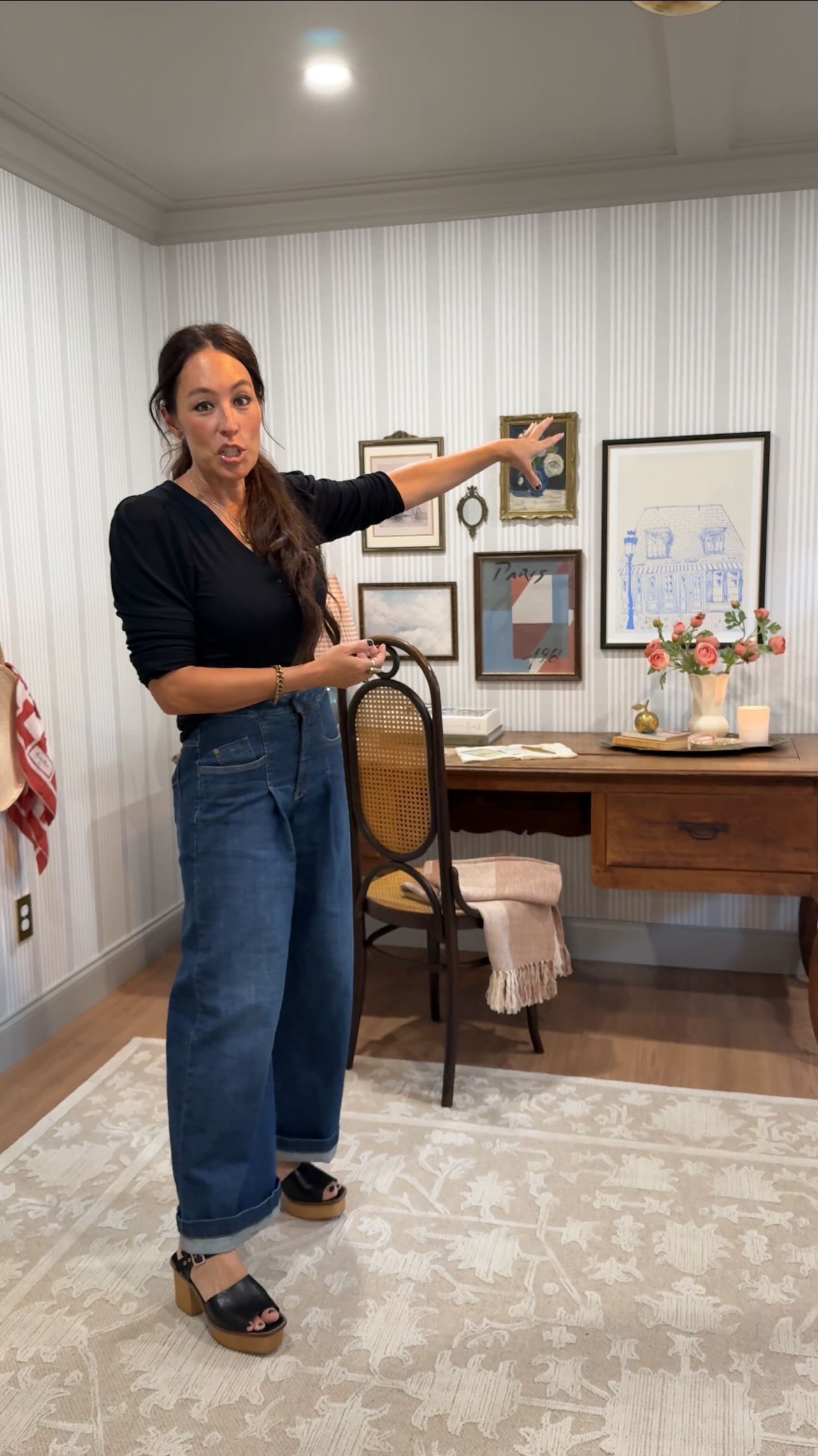 Instagram post by @joannagaines for Magnolia. Caption reads: [...] in and inspired by these spaces head to....