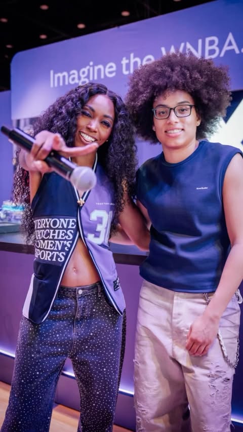 Instagram post by @msbasketball1 for Xfinity. Caption reads: [...] talking about #WNBAALLSTAR Hosting the....