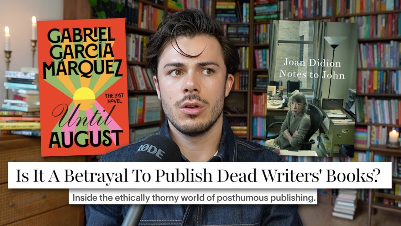YouTube post by @jack_edwards for Esquire. Caption reads: The Dead Authors Society: the betrayal of....