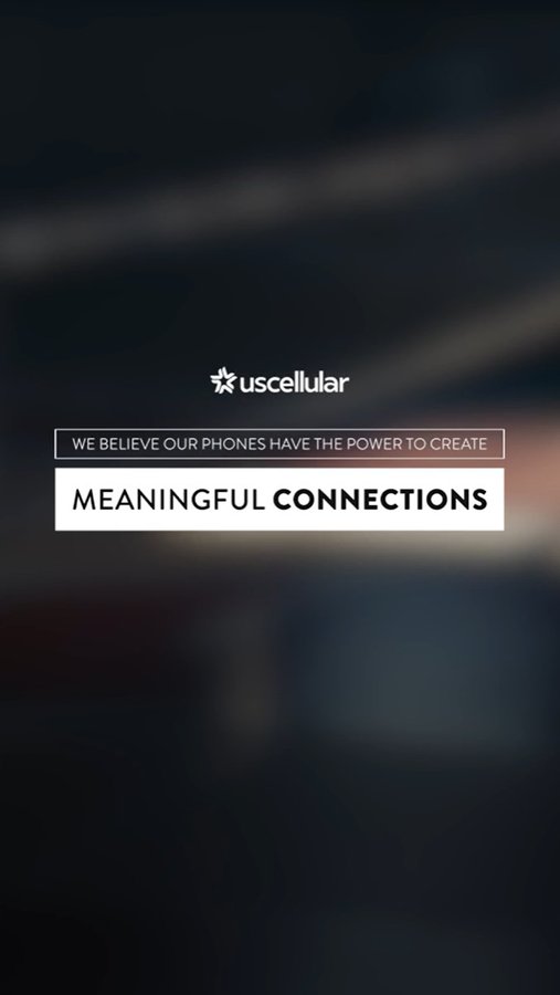 Instagram post by @audicrooks55 for UScellular. Caption reads: #ad Building authentic connections is about more....