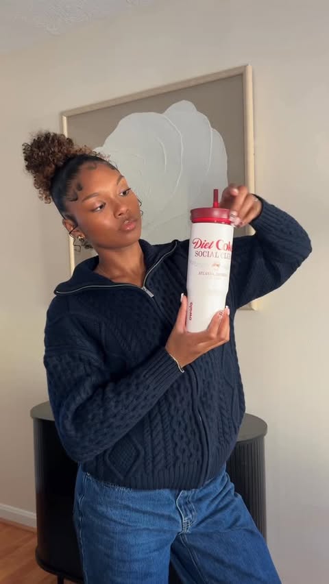 Instagram post by @_thtblasiangirl for Owala. Caption reads: #ad @owala definitely understood the assignment✨So....