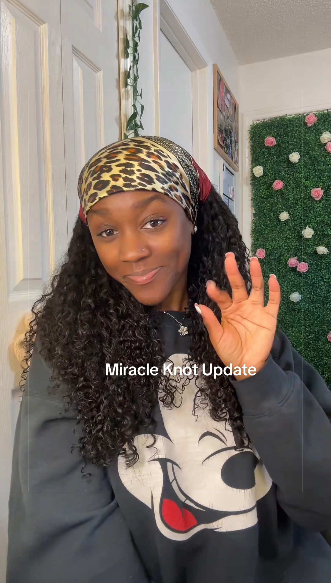 TikTok post by @iamzamiyah for Westkiss Hair. Caption reads: [...] #crochethair #locstyles #westkisshair....