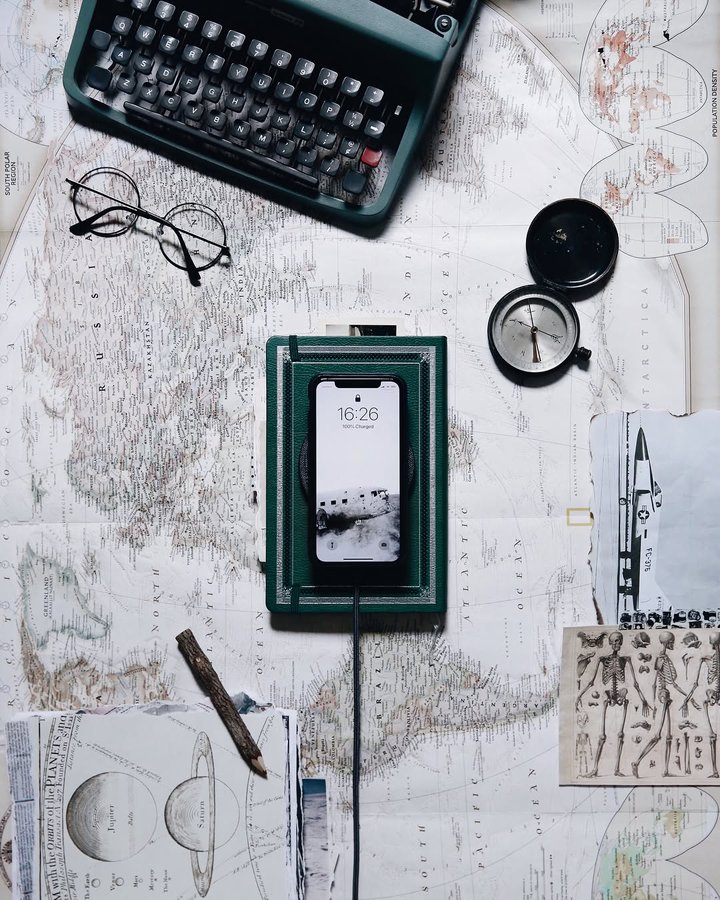 Instagram post by @urbanxkoi for Native Union. Caption reads: [...] this wireless charger, designed by....