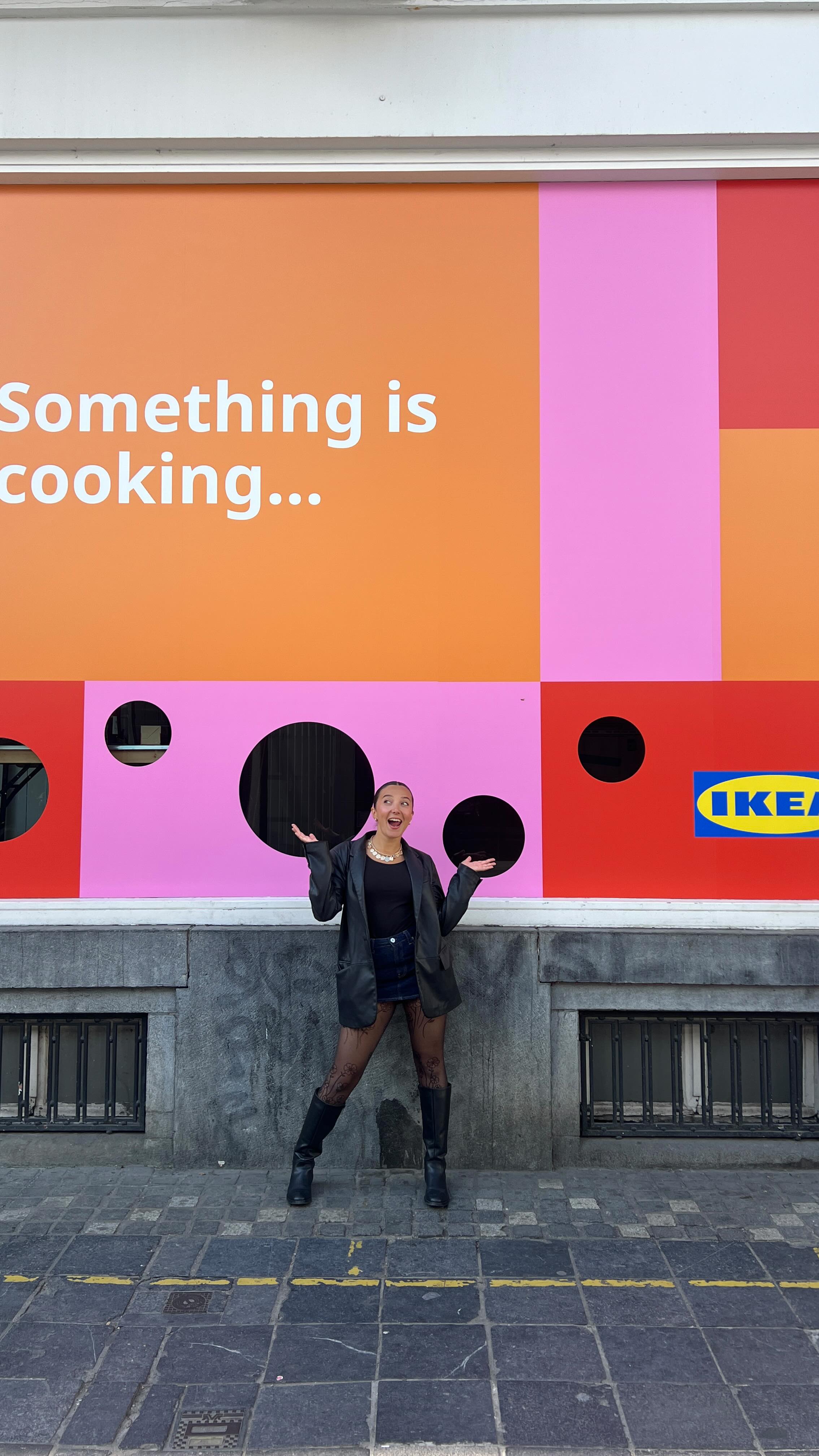 Instagram post by @alzliz for IKEA. Caption reads: Publicité | L’un de vous va pouvoir venir cuisiner....