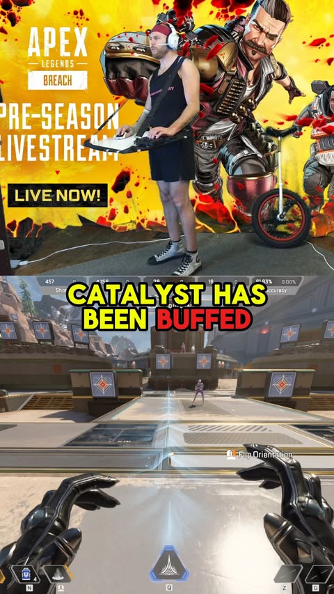 Instagram post by @edboigaming for Apex Legends. Caption reads: Do you like these buffs in the new season of....