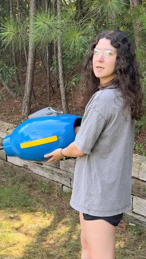 Instagram post by @emily.the.engineer for Fortnite. Caption reads: Fortnite✨ Paintball✨ Megabuster✨ Be sure to check....