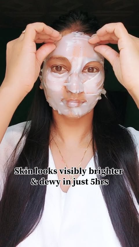 Instagram post by @kiranmukherjee1709 for Quench Botanics. Caption reads: I swear the Snail Mucin Collagen Boost Mask by....