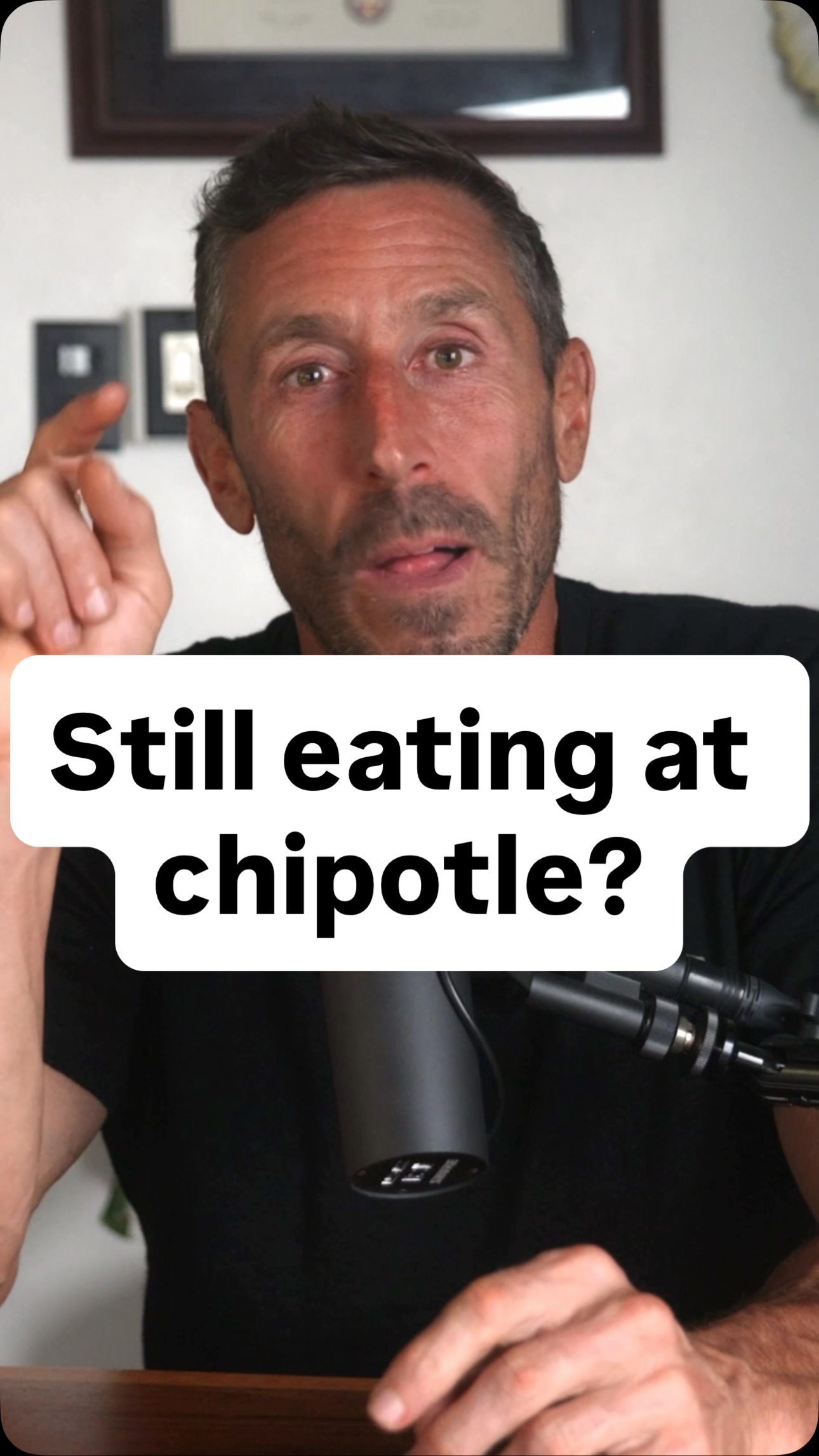 Instagram post by @paulsaladinomd for Chipotle. Caption reads: @chipotle , we need to talk…

There is an....