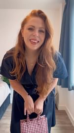 Instagram post by @thelizeditorial for La Redoute. Caption reads: A beautiful French brand @laredoute getting me....