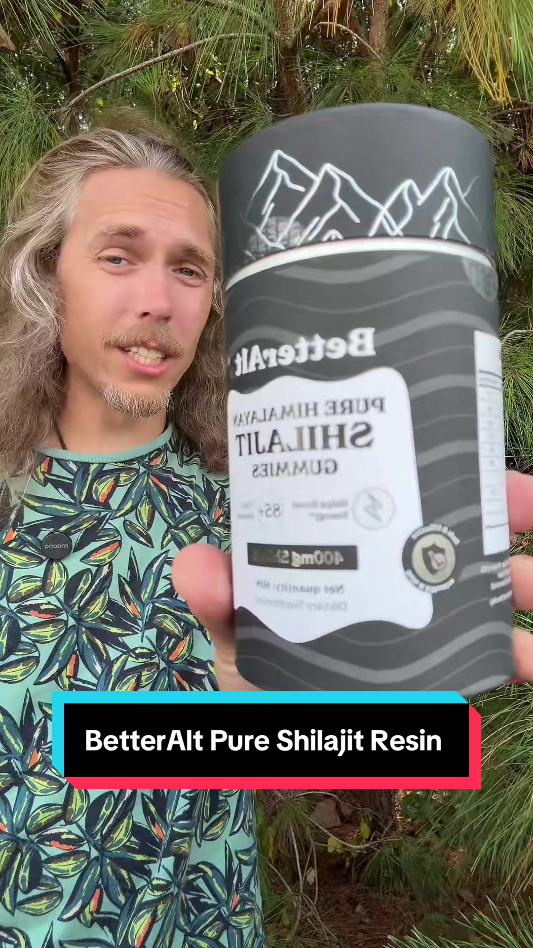 TikTok post by @graveyardgoonz for Better Alt. Caption reads: @Better Alt is the real deal #shilajit [...].