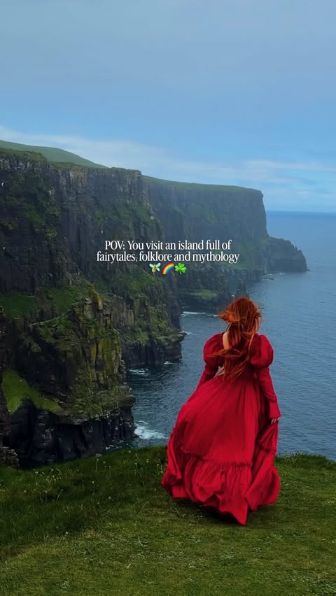 Instagram post by @kellyprincewright for Tourism Ireland. Caption reads: [...] Ireland is the place for you!....
