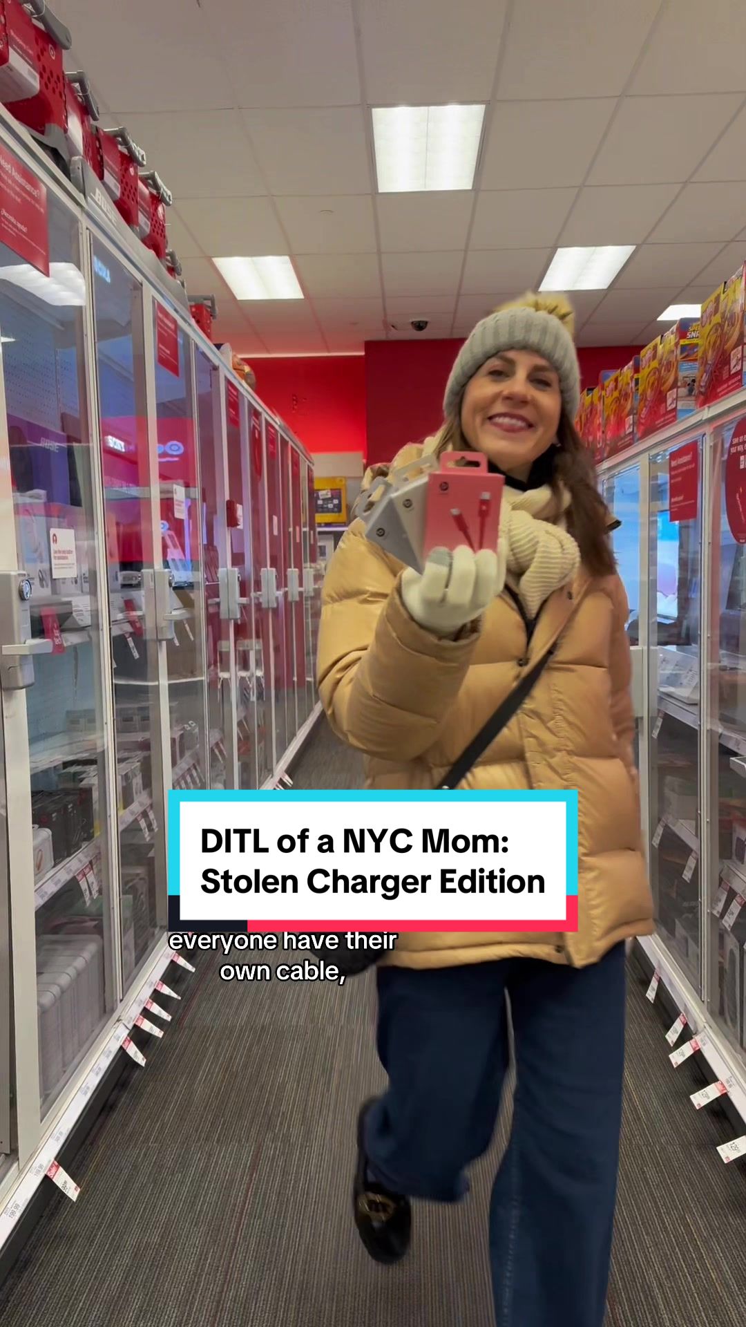 TikTok post by @ilanawiles for LTK. Caption reads: [...] cables in four different colors on @shopltk....