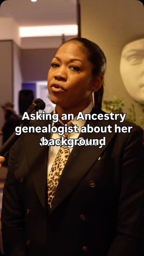 Instagram post by @mattzamudio for Ancestry. Caption reads: #AncestryPartner Interviewing an Ancestry [...].