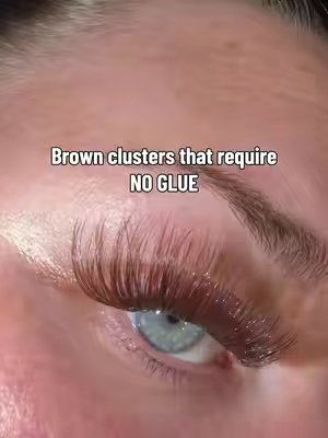 TikTok post by @rewindwelizabeth for COFIER Lashes. Caption reads: These are by far my fav clusters @Cofier Lashes....