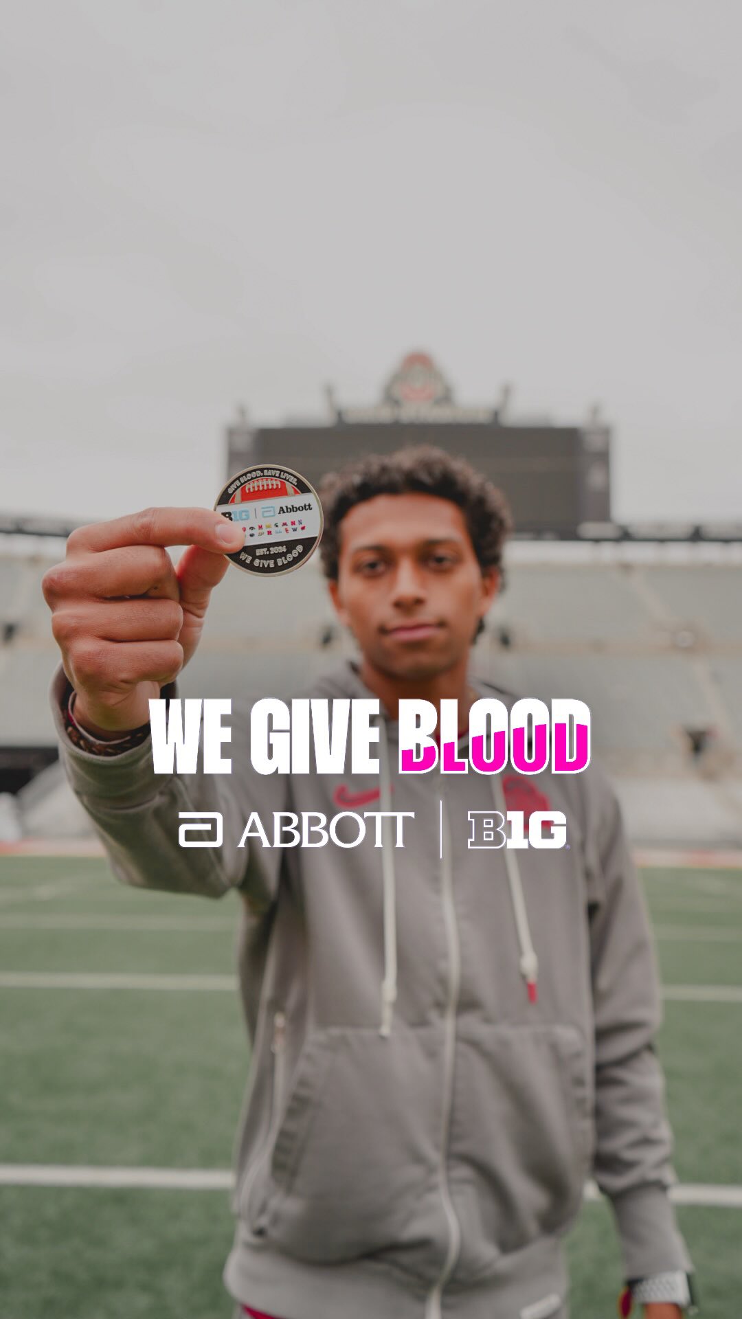 Instagram post by @shosingh11 for Abbott. Caption reads: 𝗯𝘂𝗰𝗸𝗲𝘆𝗲 𝗻𝗮𝘁𝗶𝗼𝗻 𝗹𝗲𝘁’𝘀 𝘄𝗶𝗻....