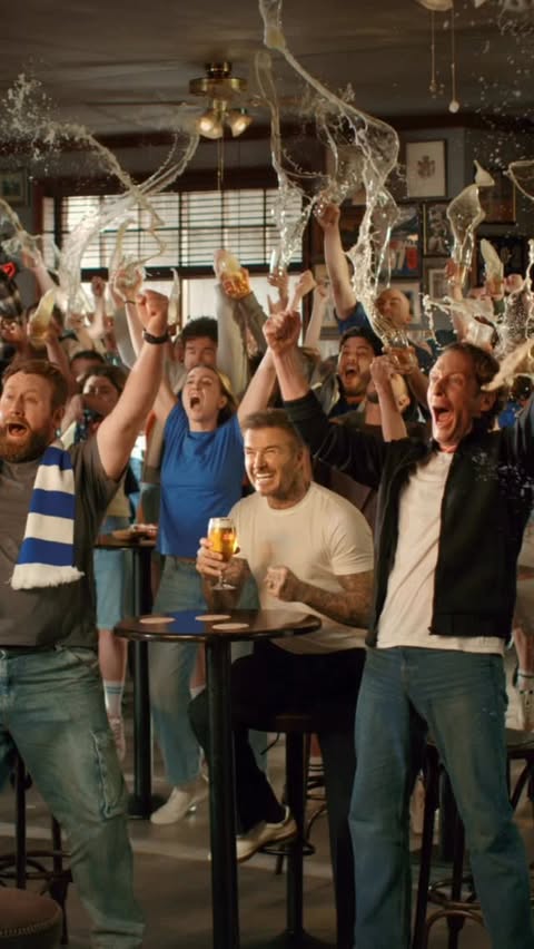 Instagram post by @davidbeckham for Stella Artois. Caption reads: Yep, it’s that time again… 😆🍻 @stellaartoisusa....