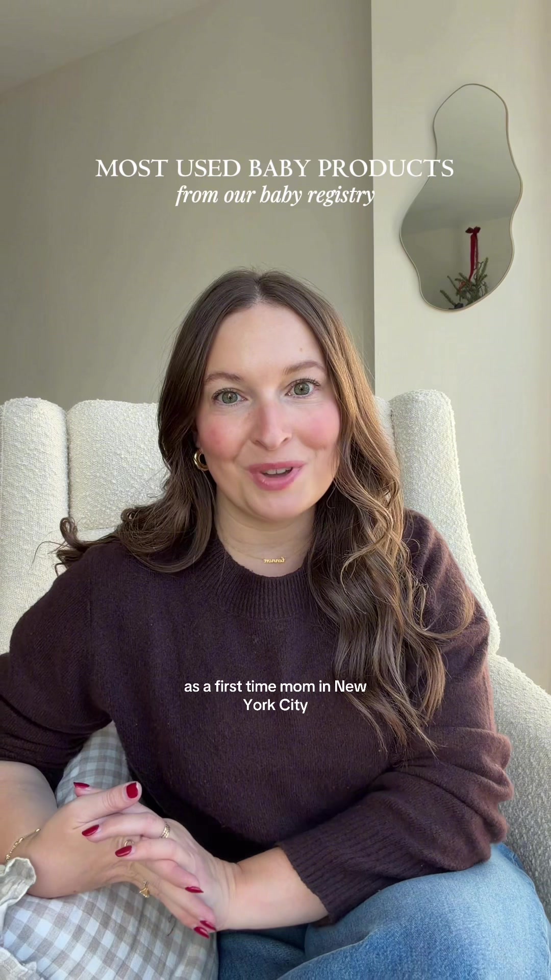 TikTok post by @marina.katherine for WildBird. Caption reads: [...]  @nuna_usa @Solly Baby @MABĒ Carriers....