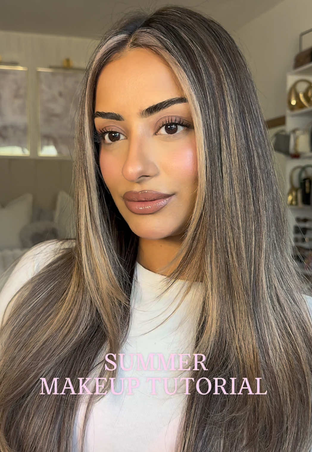 TikTok post by @moonapervaz for Peaches & Cream. Caption reads: [...] @Painted @Painted UK @James Charles @Peaches....