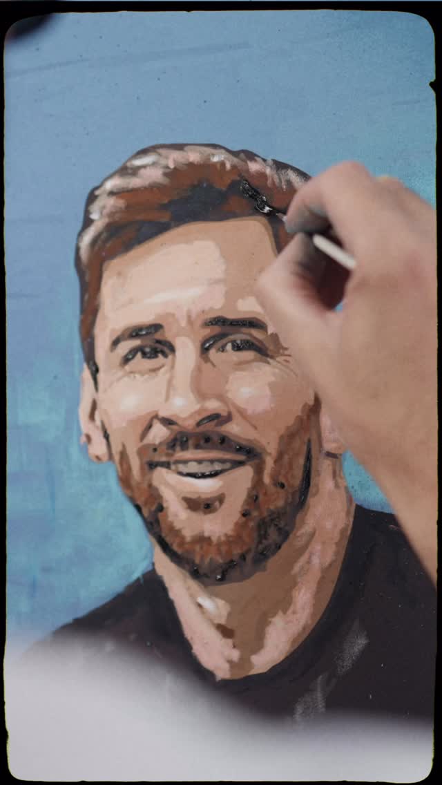 Instagram post by @tvboy for Más+ by Messi. Caption reads: Más+ by Messi, the drink of champions, has just....