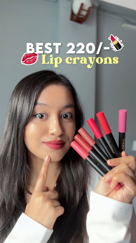 Instagram post by @thehappynaari for Insight Cosmetics. Caption reads: Comment “lips” for the shades #AD These lip....