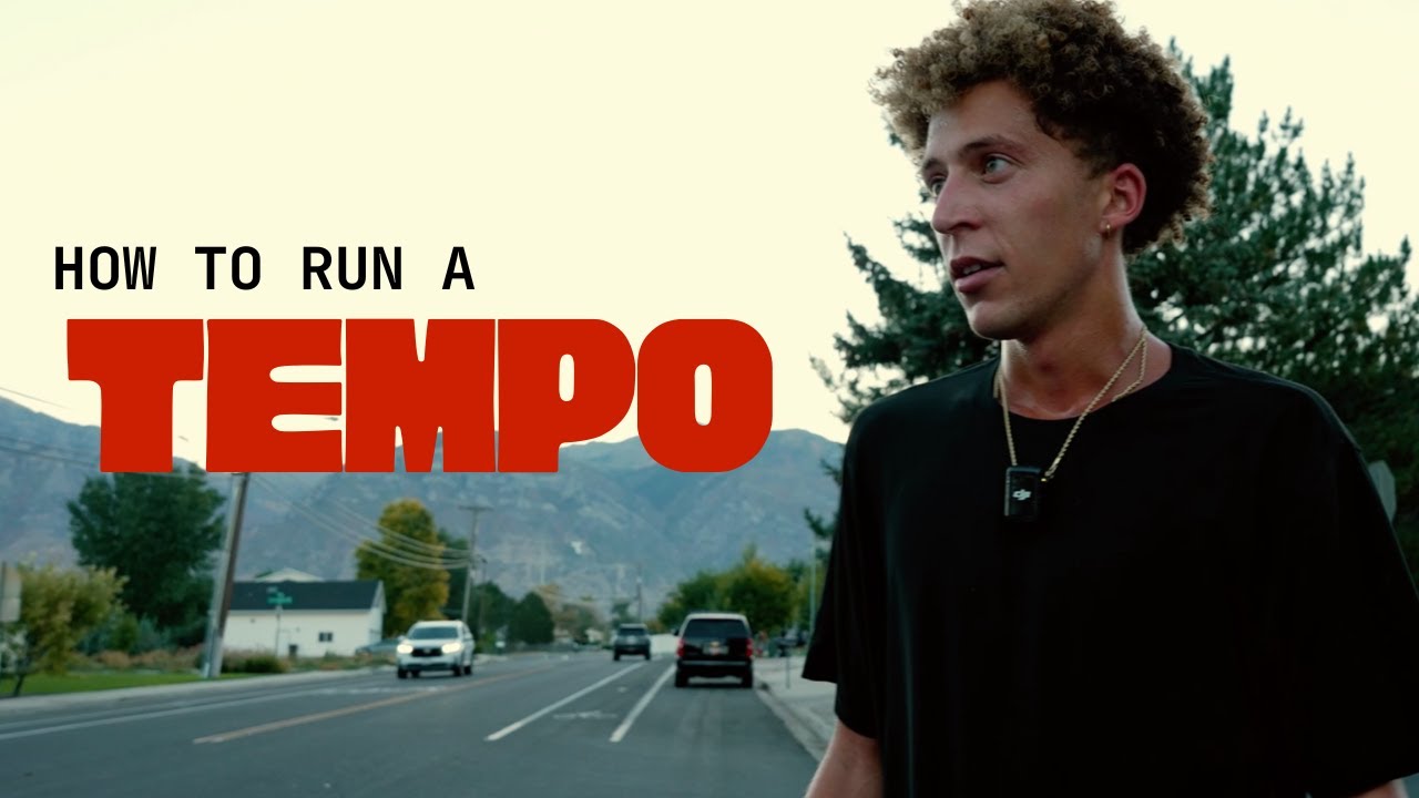 YouTube post by @AdamWoodRuns for Ucan. Caption reads: How I Do Tempo Runs as a Marathoner| Better....