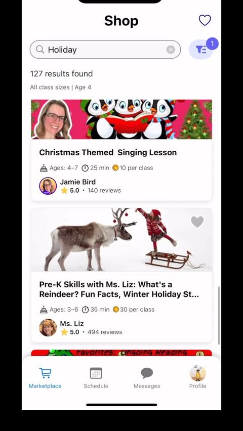 Instagram post by @world_of_erish for Outschool. Caption reads: [...] spirit with some fun classes at Outschool.....