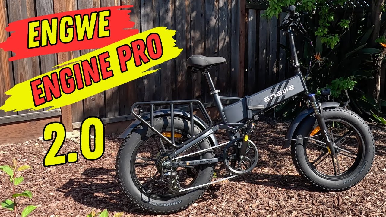 YouTube post by @theridewithlance for Rad Power Bikes. Caption reads: Ride Along With The New ENGWE ENGINE PRO 2.0 -....