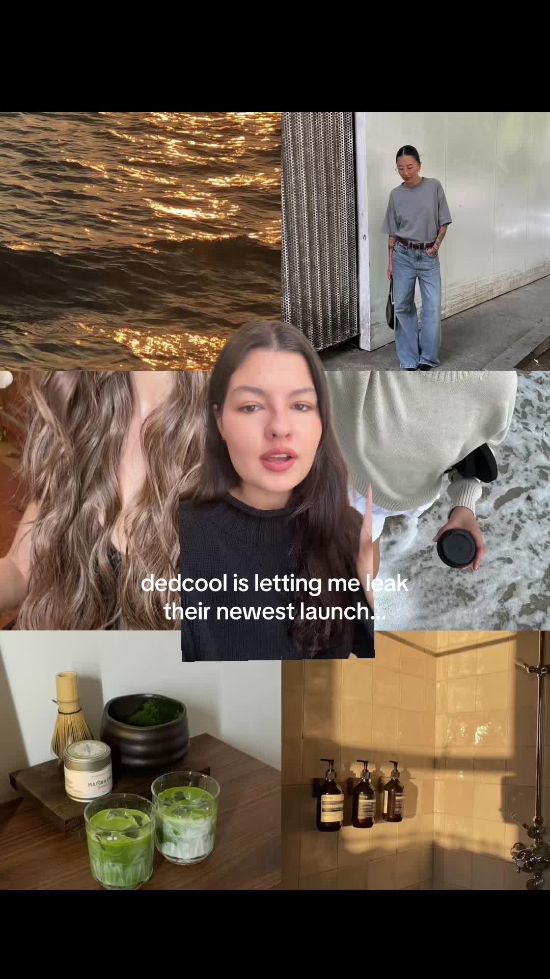 TikTok post by @digitaltaylor for dedcool. Caption reads: @dedcool gave me a sneak peek at their newest....