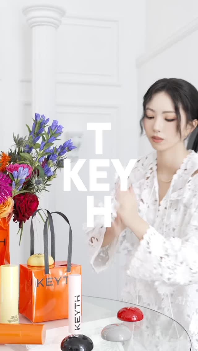 Instagram post by @suyeonccoli for KEYTH. Caption reads: MY COLOR IS.....🤍 #keyth #keythbeauty #핸드크림....