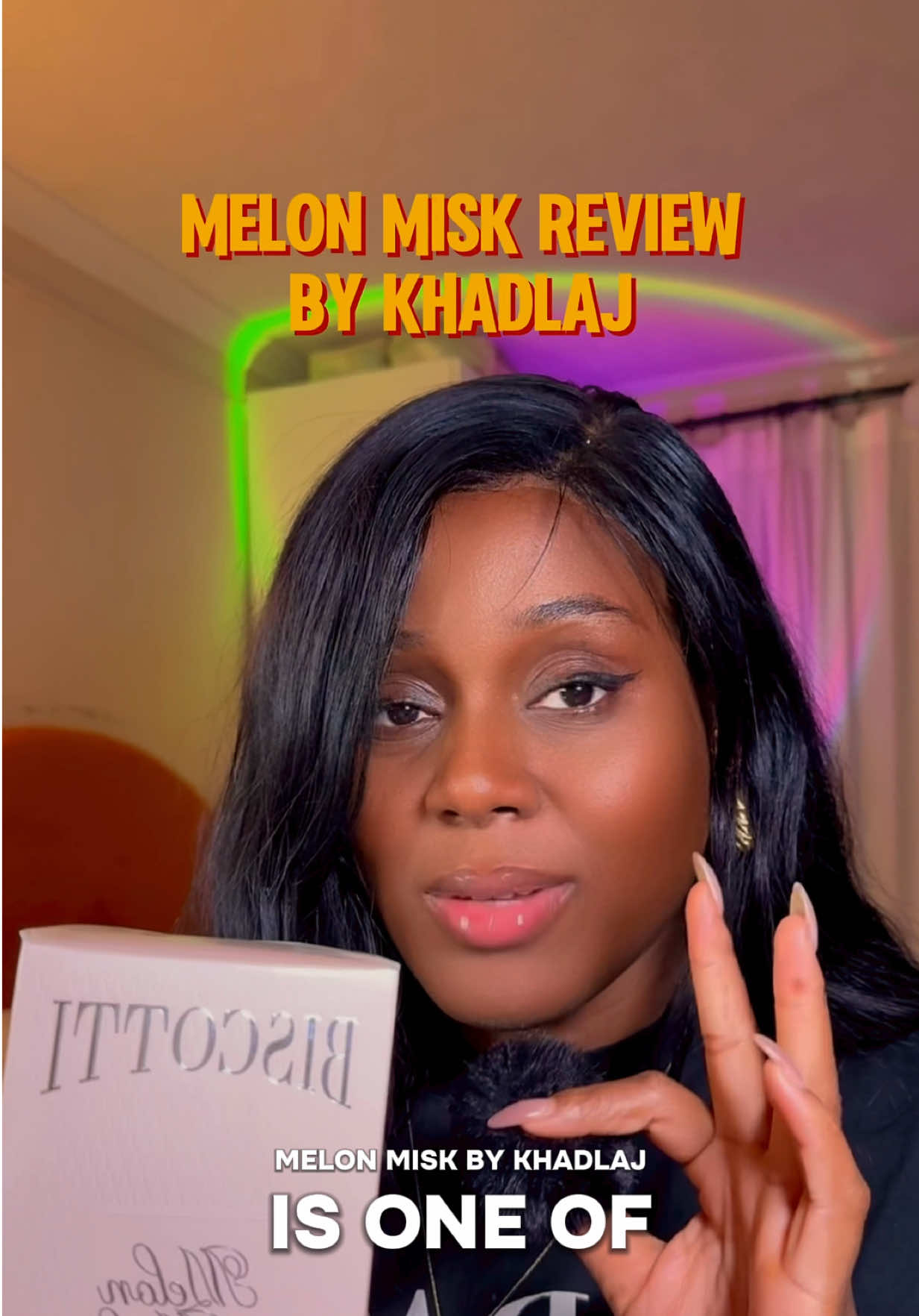 TikTok post by @fragrancebabesandy for French Arabian Perfumes. Caption reads: Why is no one talking about melon misk!? If you....
