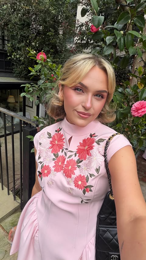 Instagram post by @rachrat_ for River Island. Caption reads: All dressed up for the @riverisland ladies day....
