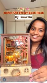 Instagram post by @vrush_arts for byanavrin. Caption reads: The JiuFen Old Street Book Nook @byanavrin....