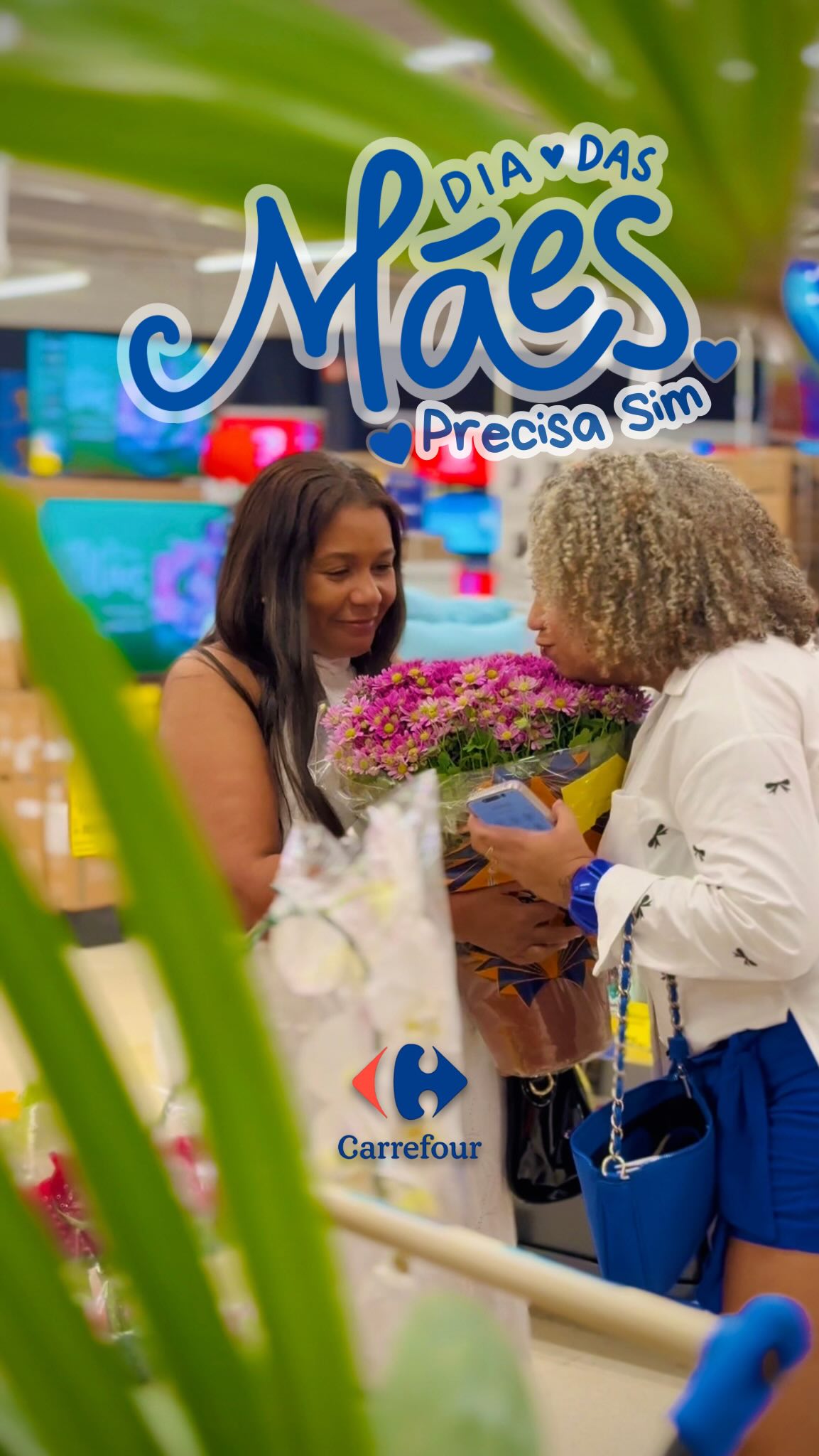 Instagram post by @bella.reboredo for Carrefour. Caption reads: Quem é a sua mãe no dia das mães?

Se sua mãe é....