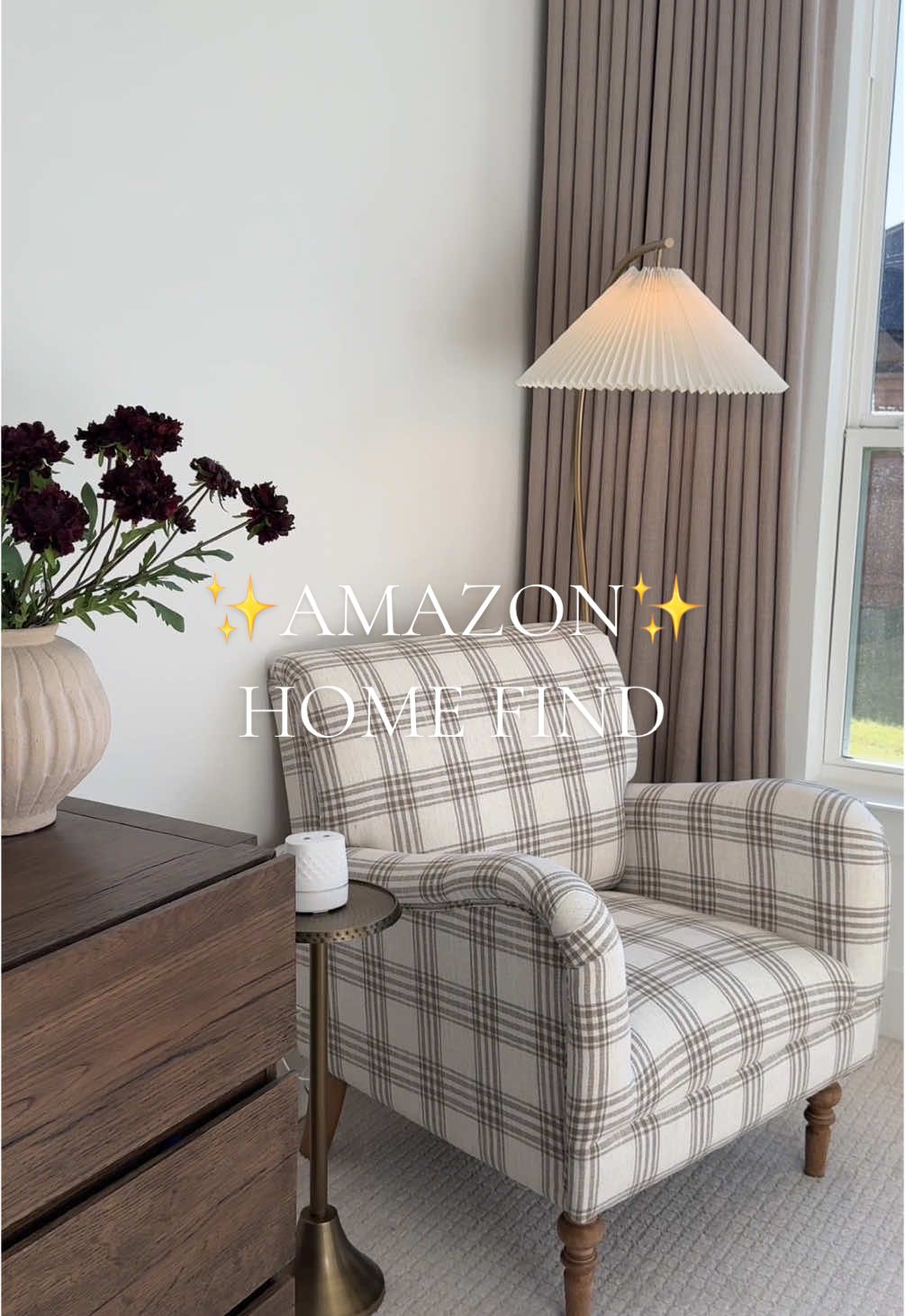 TikTok post by @malloryhudsonxo for Febreze. Caption reads: Me🤝🏽new amazon home finds #Febreze_Partner | Be....
