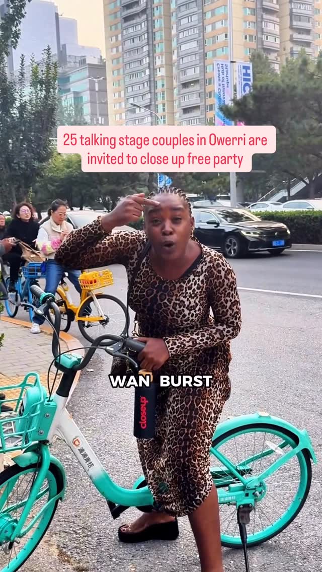 Instagram post by @julie_adaugo for Closeup. Caption reads: This free party is to allow you guys have fun and....