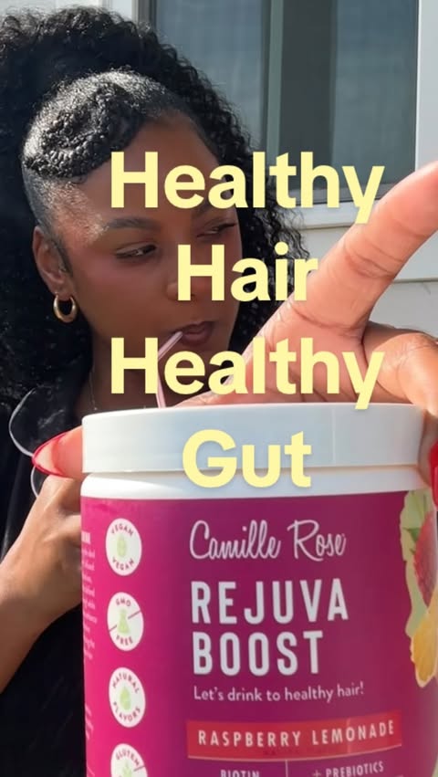 Instagram post by @yourbeautybiologist for Camille Rose. Caption reads: [...] growth, and this RIGHT HERE!!!!!!!✨....