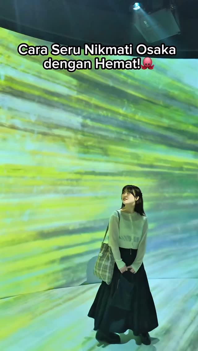Instagram post by @nanako75_official for TRIP. Caption reads: 🐙
・
Cara seru nikmati Osaka dengan hemat!!
....