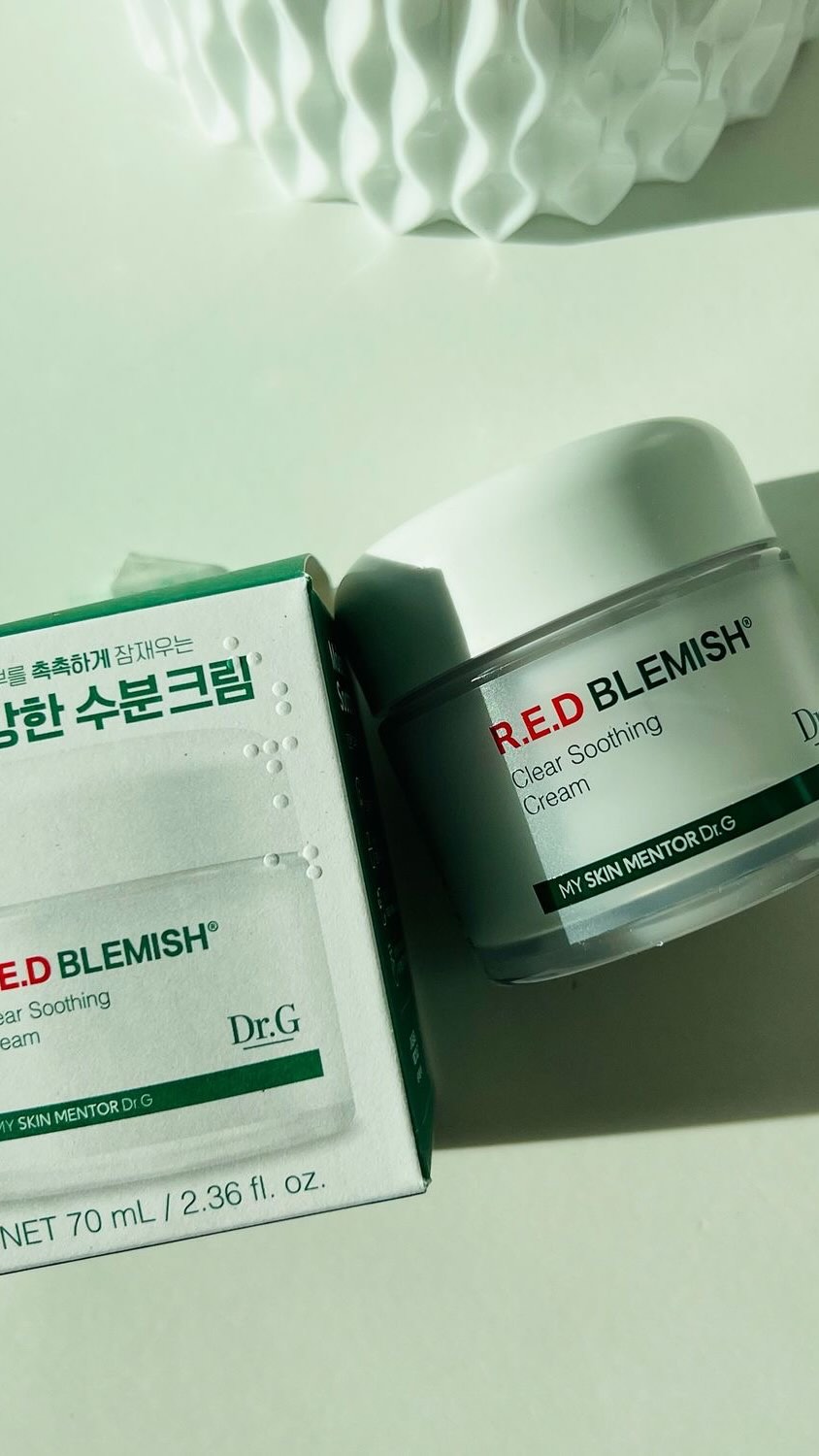 Instagram post by @h.dmaha for Dr.G. Caption reads: Best Korean skincare I’ve ever tried💧✨....