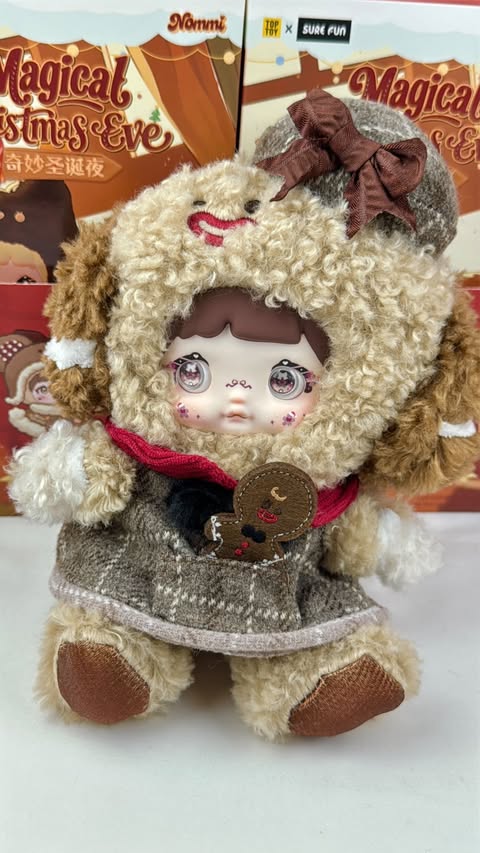 Instagram post by @meivuu for kikagoods. Caption reads: [gifted] Let’s open a Nommi Magical Christmas Eve....