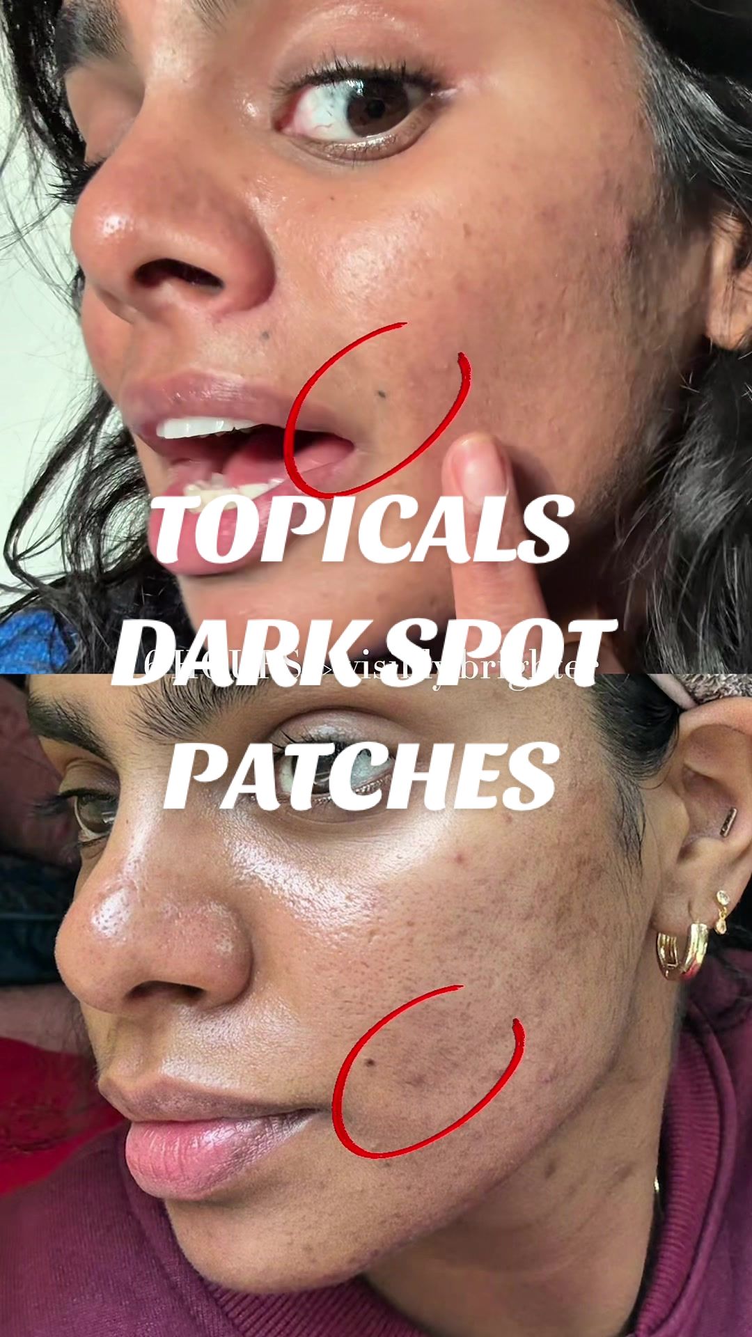 TikTok post by @nyxcurations for TOPICALS. Caption reads: [...] a new pigment fighting baddie - the....